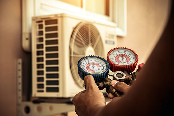 Professional Hvac technician working in Wright, WY